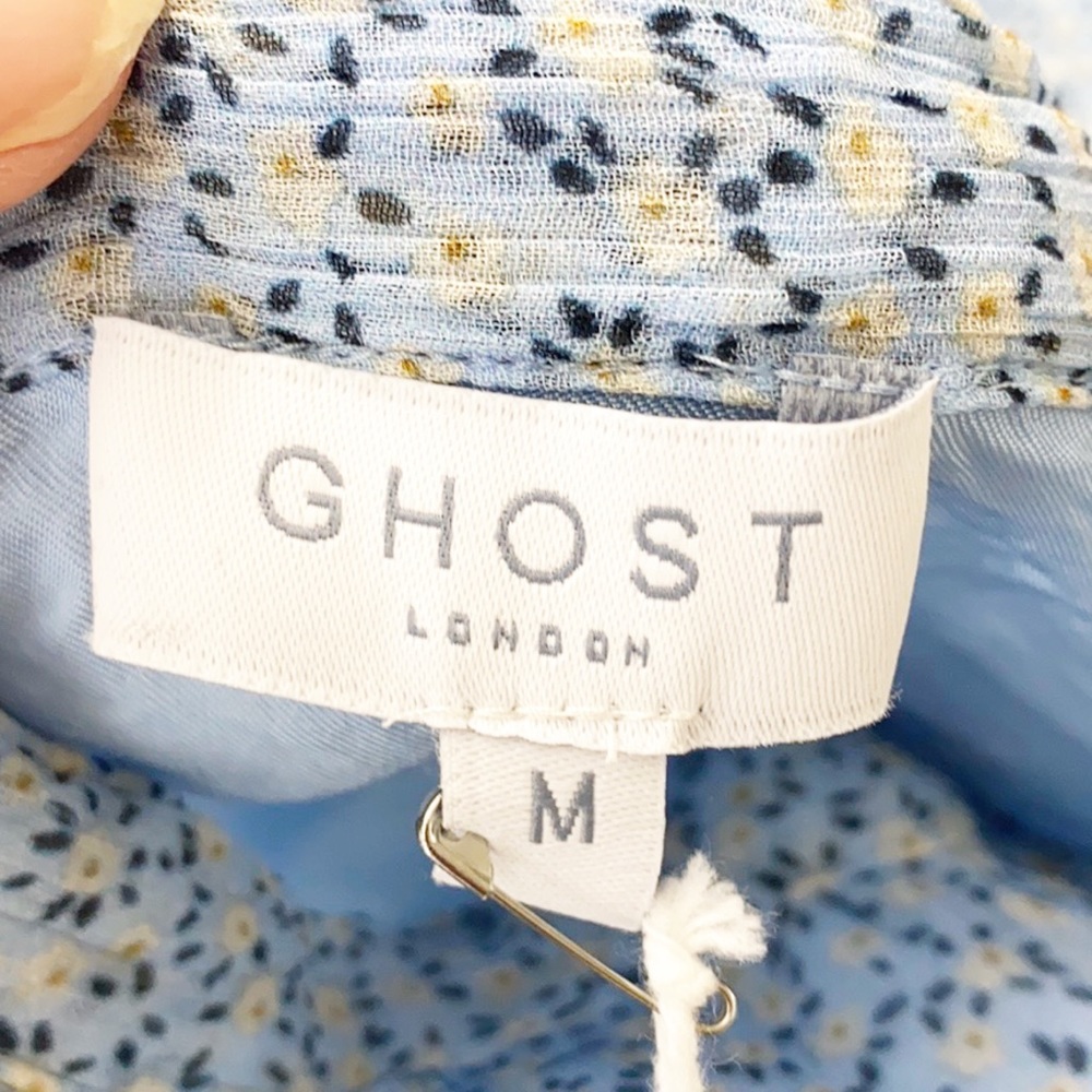 Ghost London Felicia Georgette Tiered Midi Skirt - Picture 4 of 14